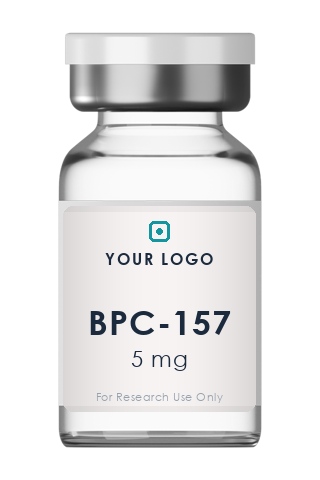 BPC-157 5 mg white-label research vial